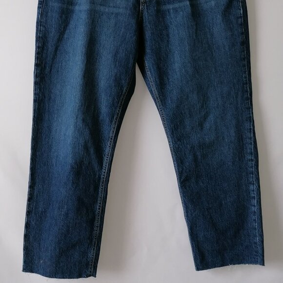 GAP Women's Straight Leg Jeans - Dark Blue - Picture 4 of 8